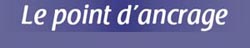 Le point d'ancrage