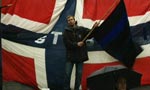 supporter avec le drapeau de Stabeck